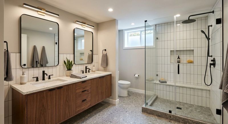 Basement Bathroom Remodeling in Niagara County, NY